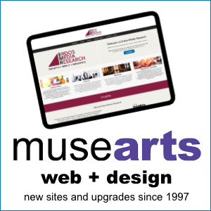 musearts web design ad 2025